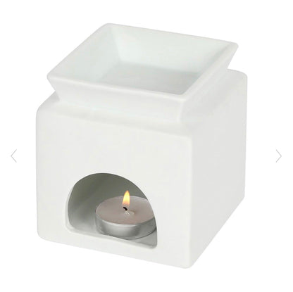 White Love Cut Out Oil Burner