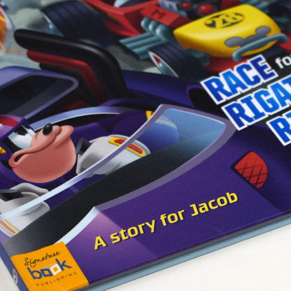 Personalised Disney Jr Mickey and the Roadster Racers Story Book