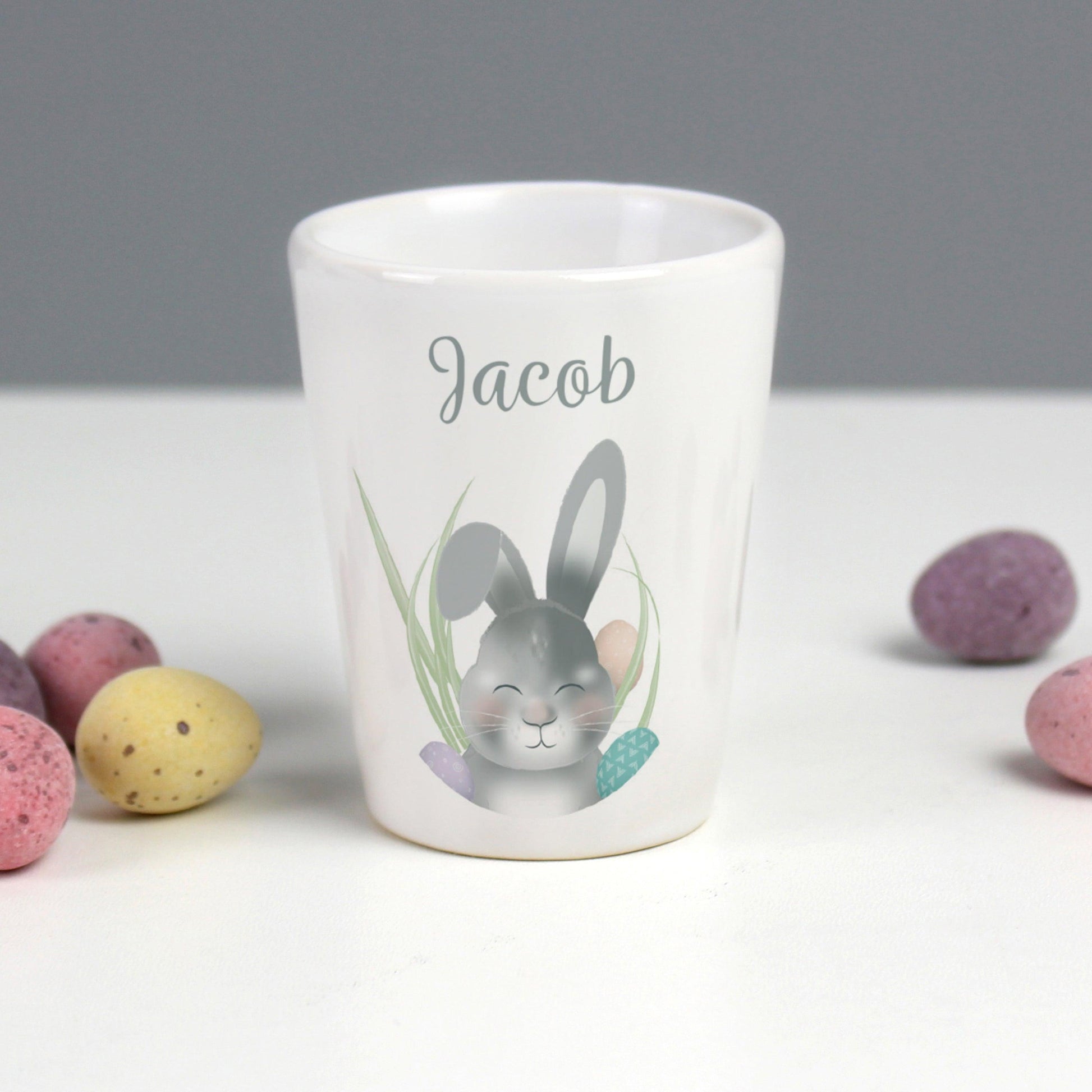 Personalised Easter Bunny Egg Cup