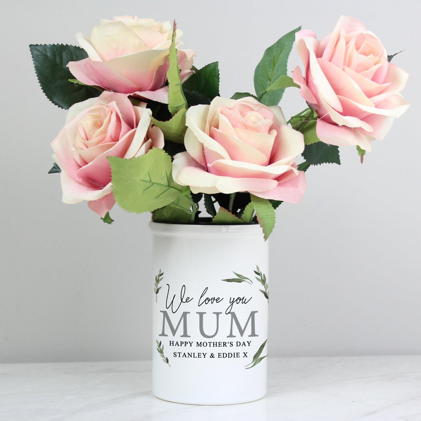 Personalised Botanical Flower Pot 