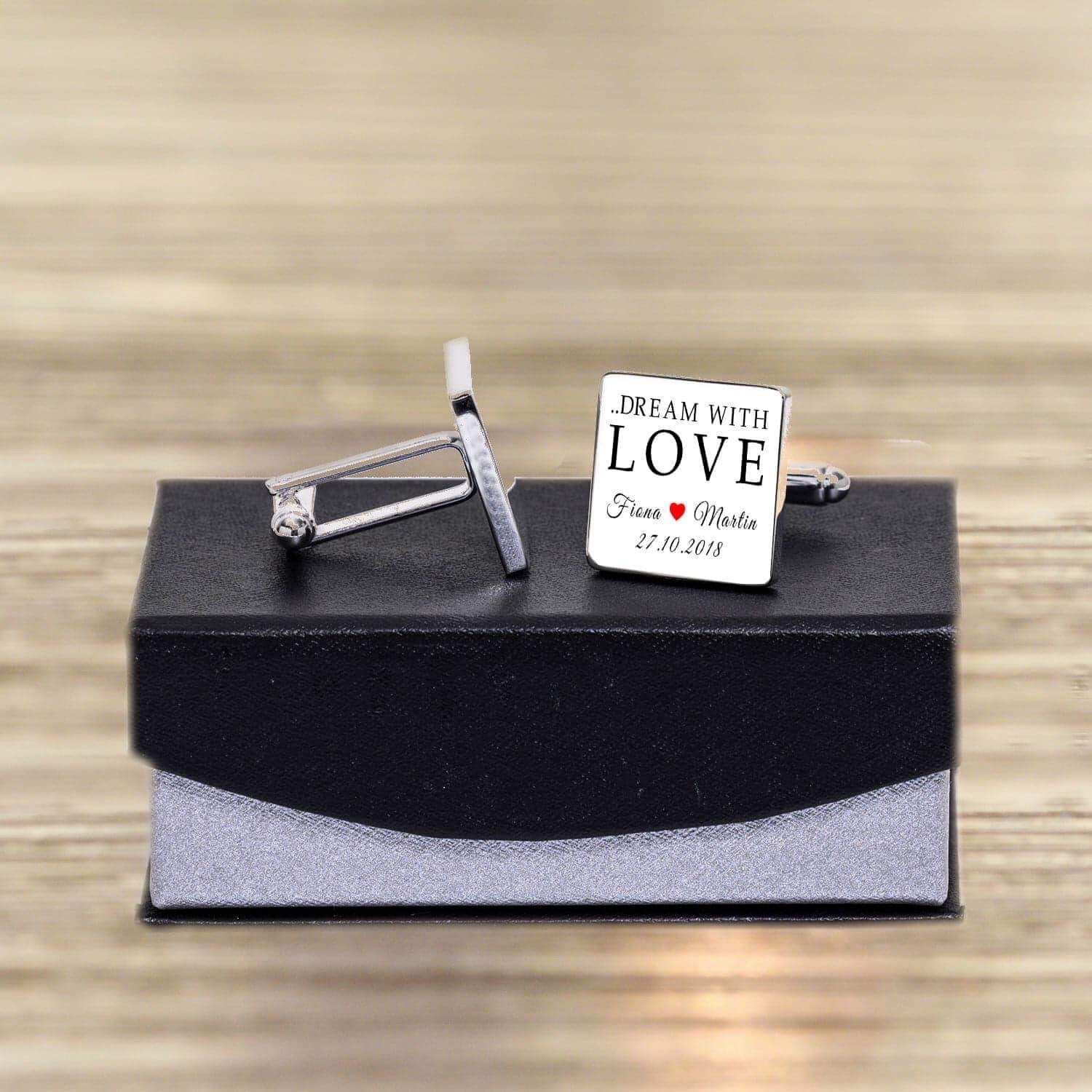 Personalised Today I Marry My Best Friend Wedding Cufflinks - Myhappymoments.co.uk