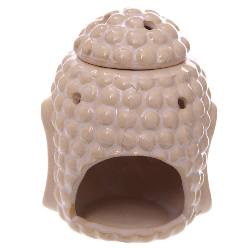 Crackle Glaze Thai Buddha Head Ceramic Oil Burner