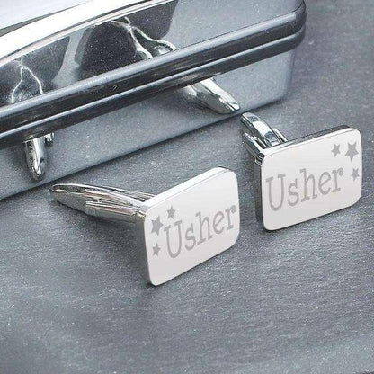 Usher Cufflinks in Case - Myhappymoments.co.uk