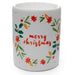 Merry Christmas Wreath Printed Ceramic Oil Burner