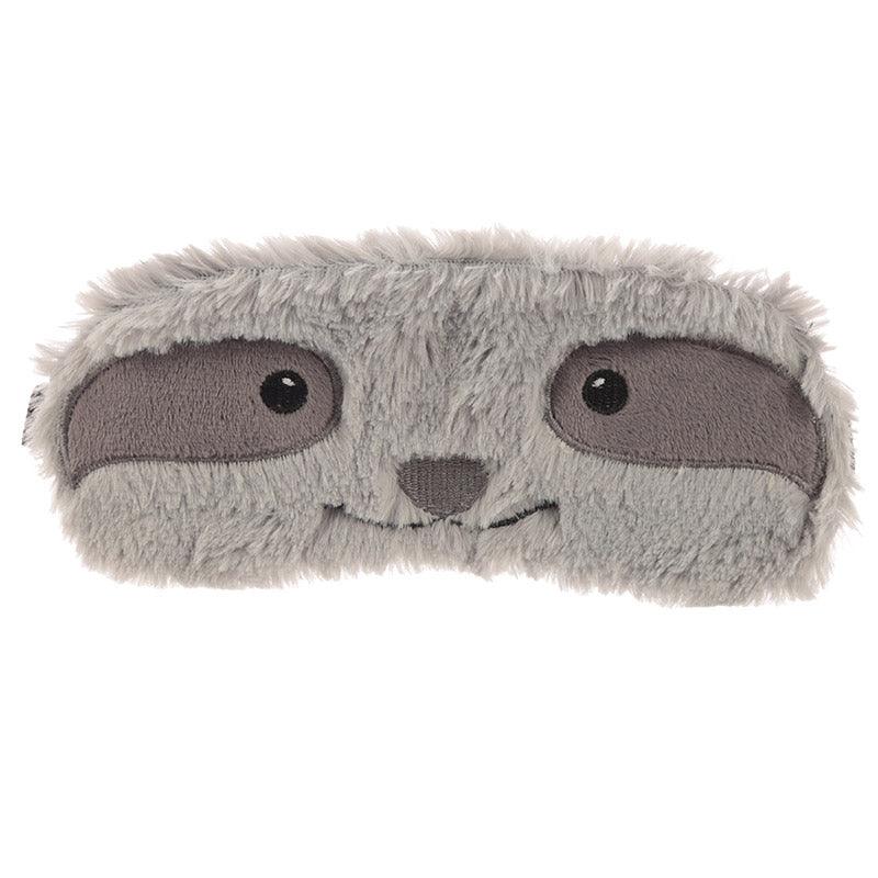 Plush Grey Sloth Eye Mask