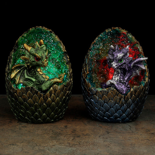 Elements Baby Dragon LED Crystal Egg