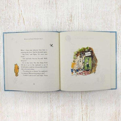 Personalised Winnie the Pooh Birthday Book - Myhappymoments.co.uk