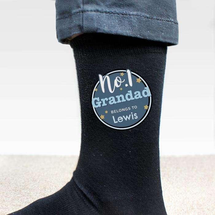 Personalised No.1 Men's Socks - Myhappymoments.co.uk