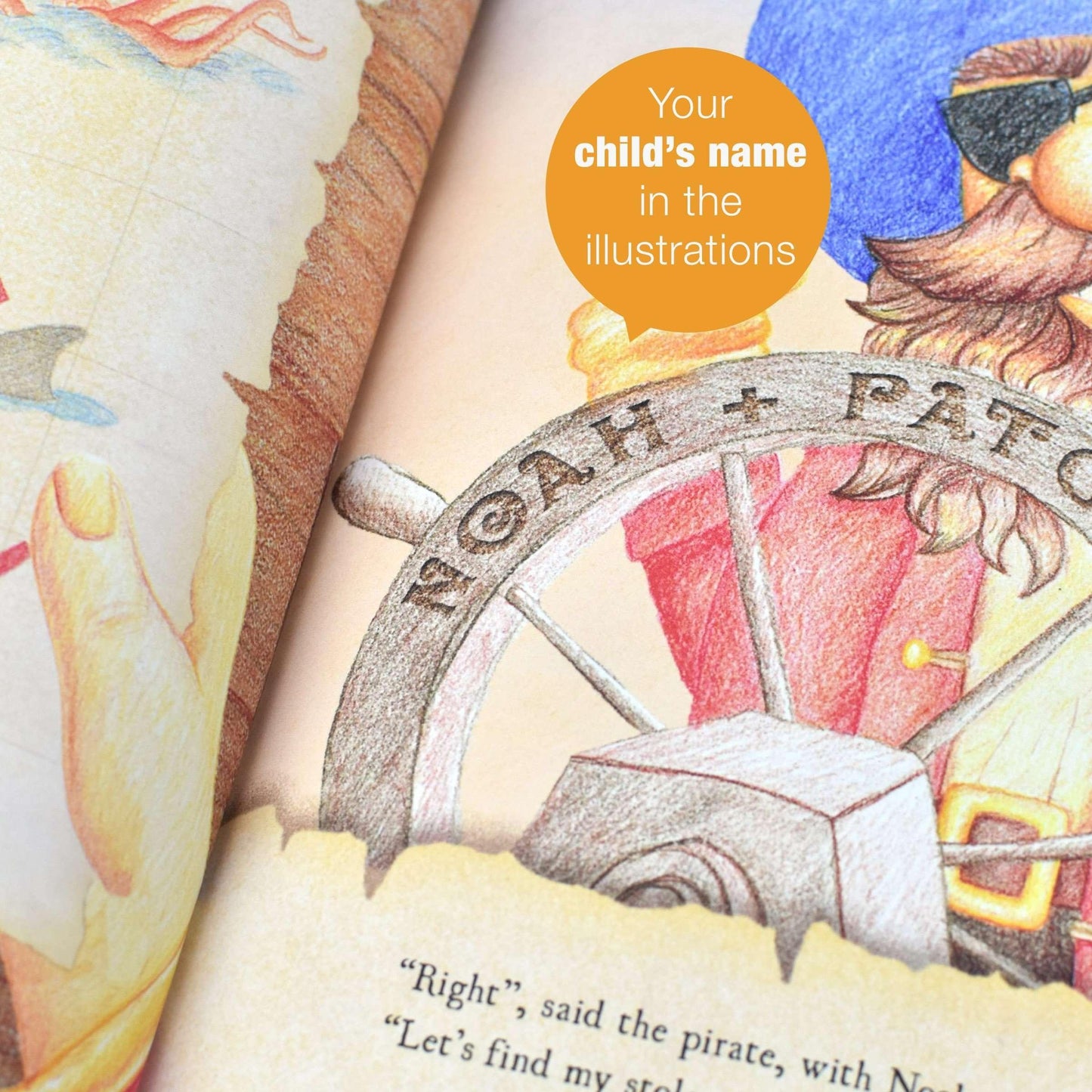 Personalised Pirate Story Book - Myhappymoments.co.uk