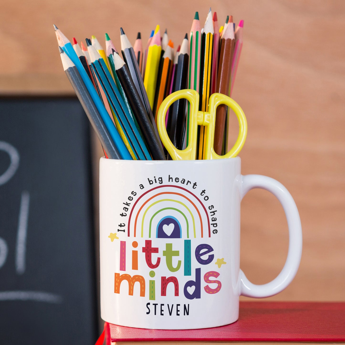 Personalised Shape Little Minds Mug