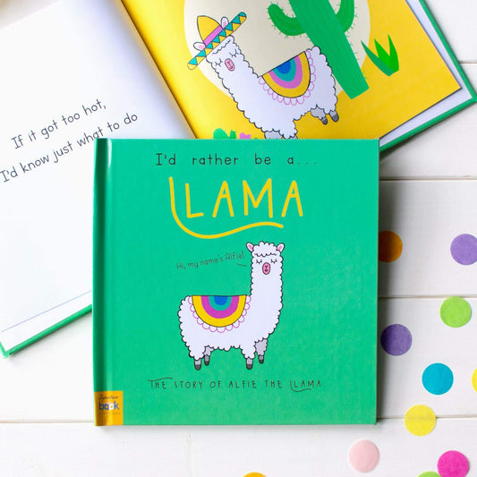 Personalised I’d Rather Be A Llama Story Book