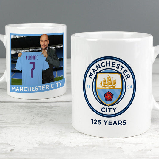 Personalised Manchester City FC Manager Mug