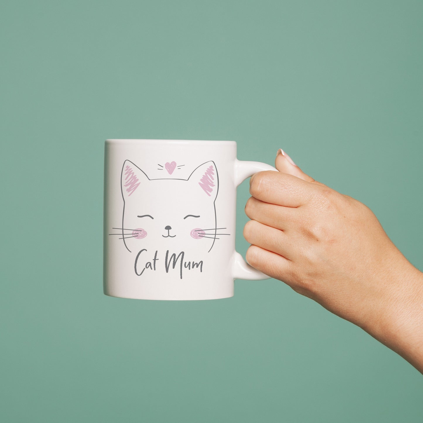 Personalised Cat Mum Mug - Myhappymoments.co.uk