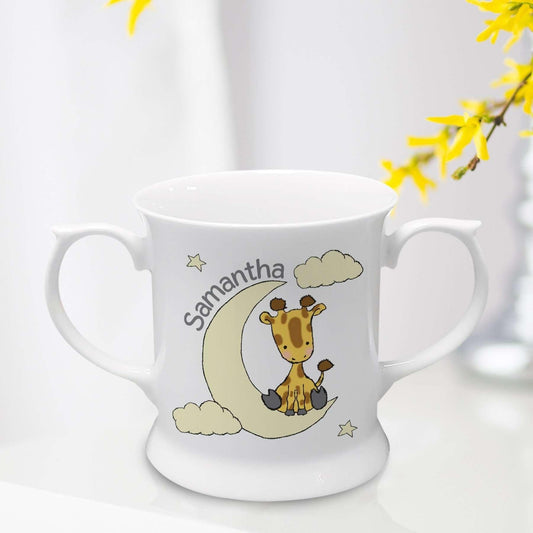 Personalised Sweet Dreams Giraffe Loving Cup - Myhappymoments.co.uk