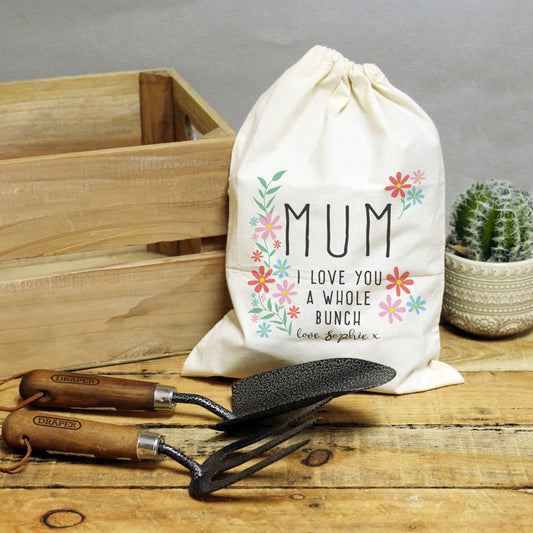 Personalised I Love You A Whole Bunch Gardening Set - Myhappymoments.co.uk