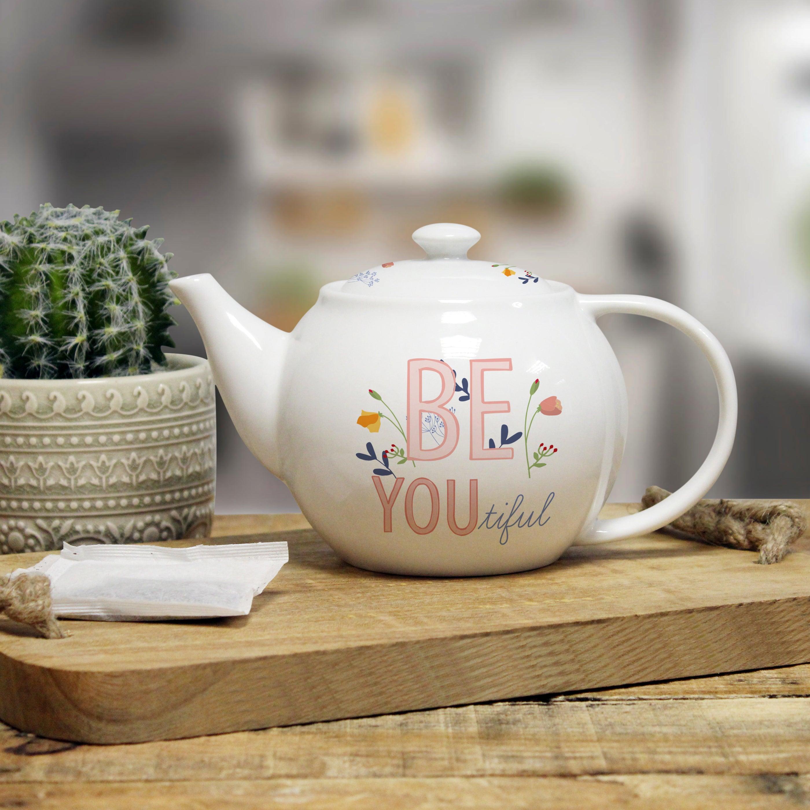 Personalised Teapots Glass Infuser Teapots My Happy Moments
