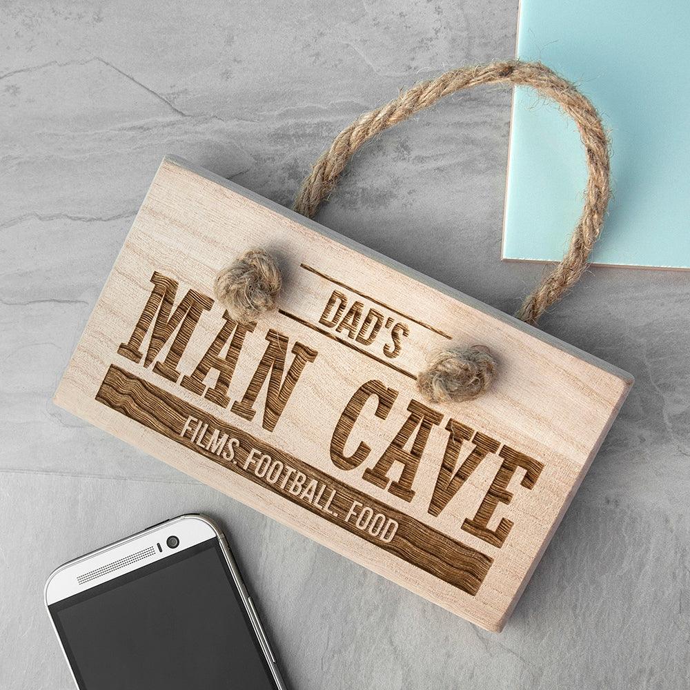 Personalised Wooden Man Cave Sign