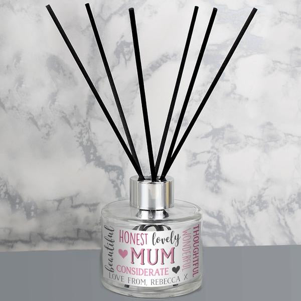 Personalised Mum Reed Diffuser - Myhappymoments.co.uk