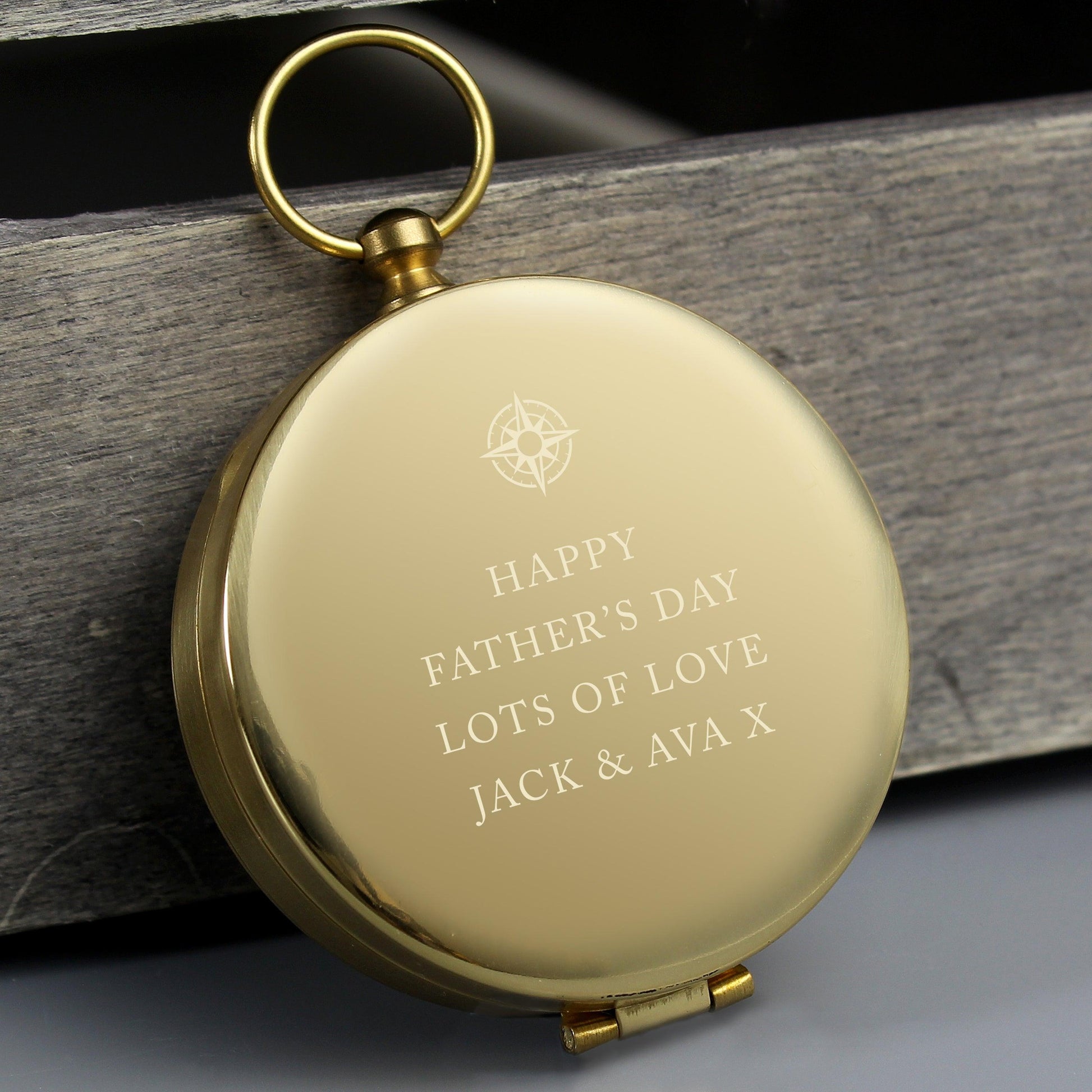 Personalised Free Text Keepsake Compass