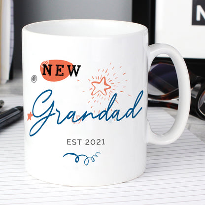 Personalised New Dad / Grandad Mug