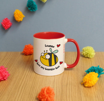 Personalised Flossy and Jim Bee My Bumble-Bae Mug