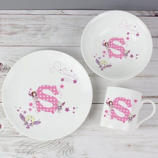 Personalised Fairy Letter Breakfast Set - Myhappymoments.co.uk