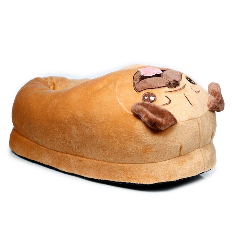 Mopps Pug Slippers (Unisex One Size)