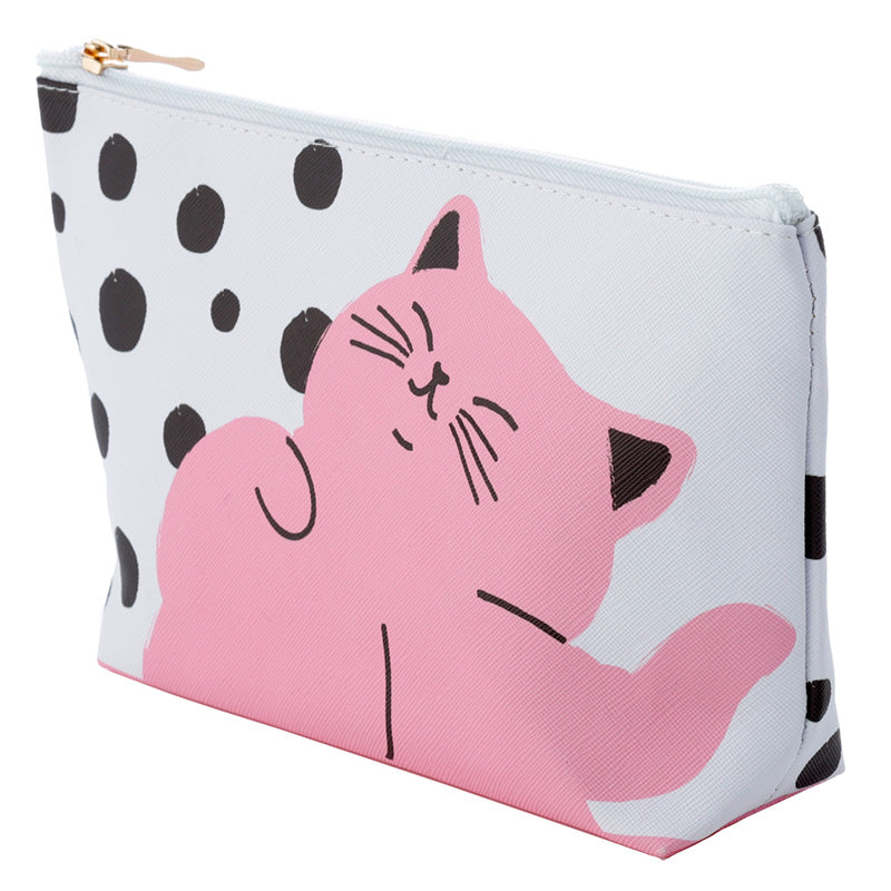 Cat's Life Medium PVC Toiletry Makeup Wash Bag