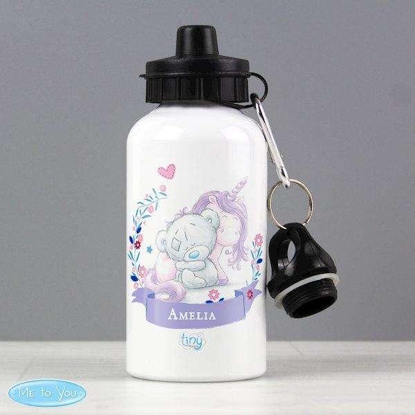 Personalised Tiny Tatty Teddy Unicorn Water Bottle - Myhappymoments.co.uk