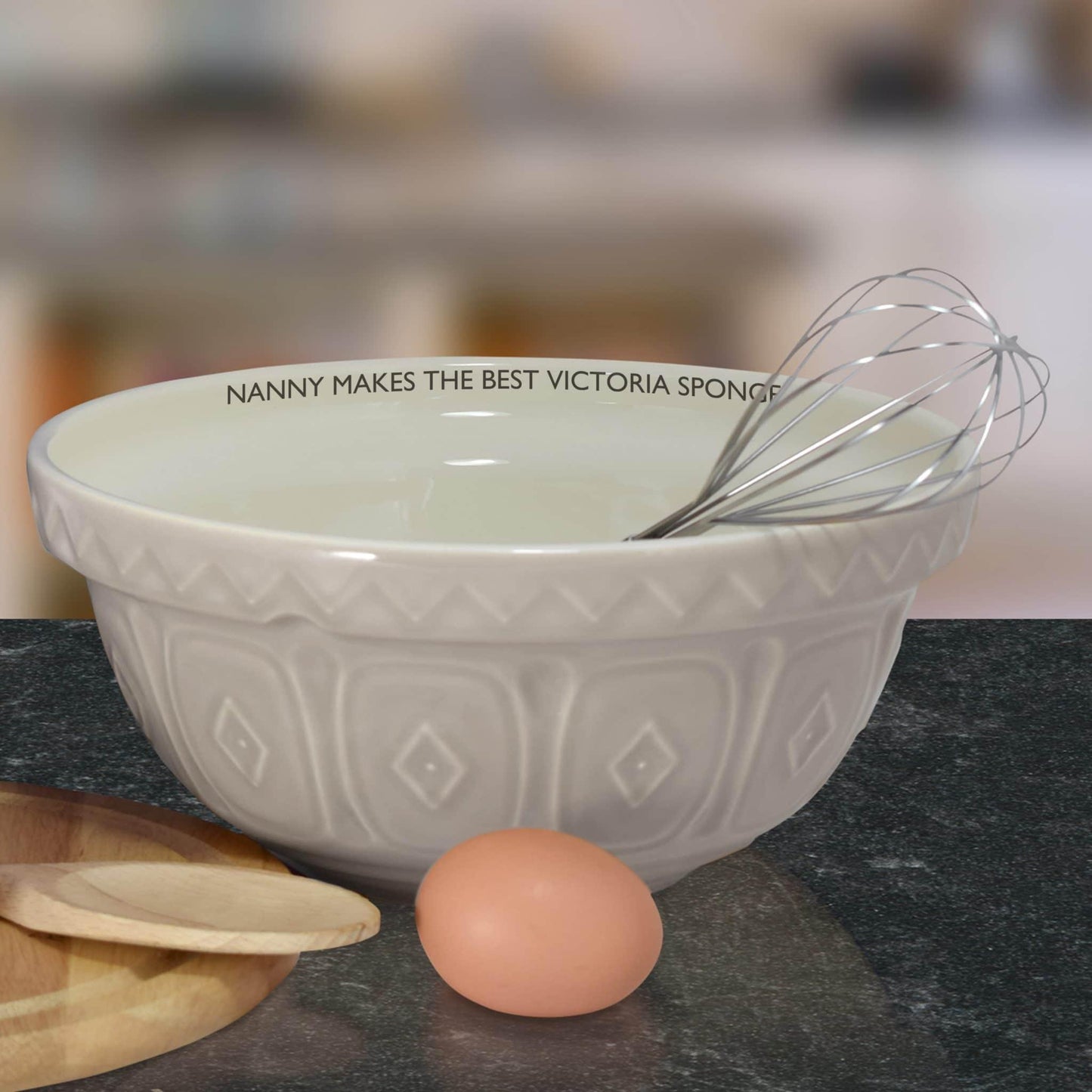 Personalised Floral Mixing Bowl