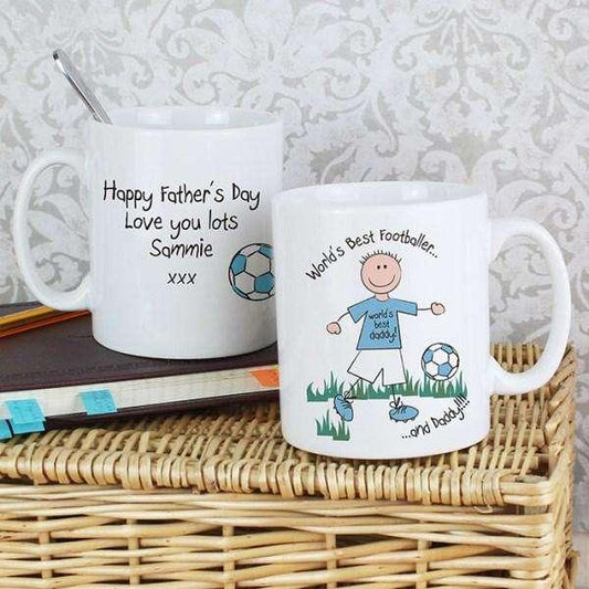 Personalised World's Best Footballer Mug - Myhappymoments.co.uk