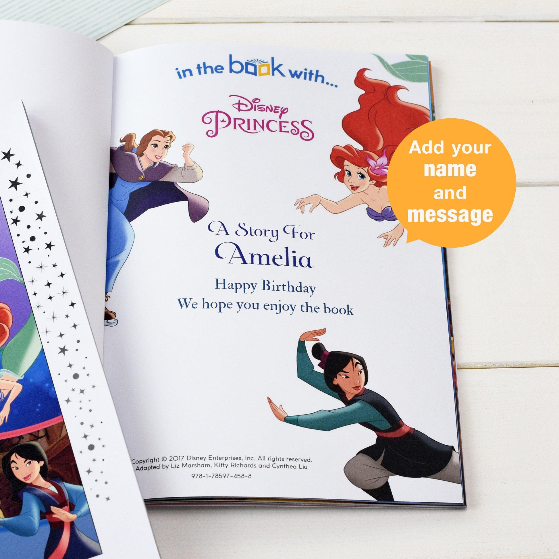 Personalised Disney Little Favourites Princess Tales Of Bravery Book