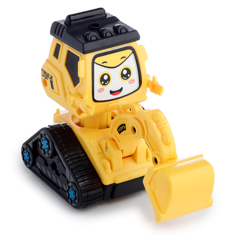 Press and Go Robot Dredge Digger Truck Action Toy