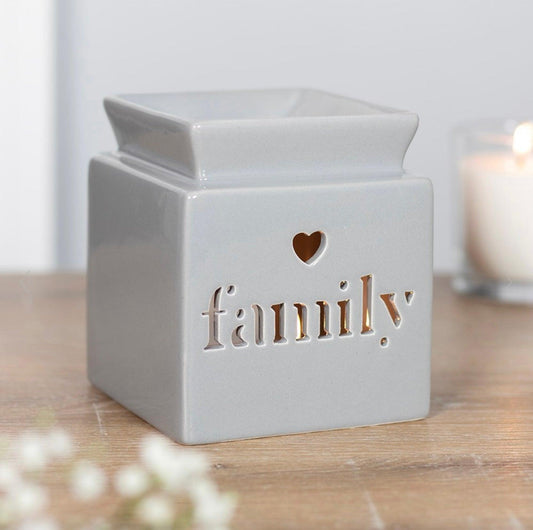 Grey Family Cut Out Oil Burner