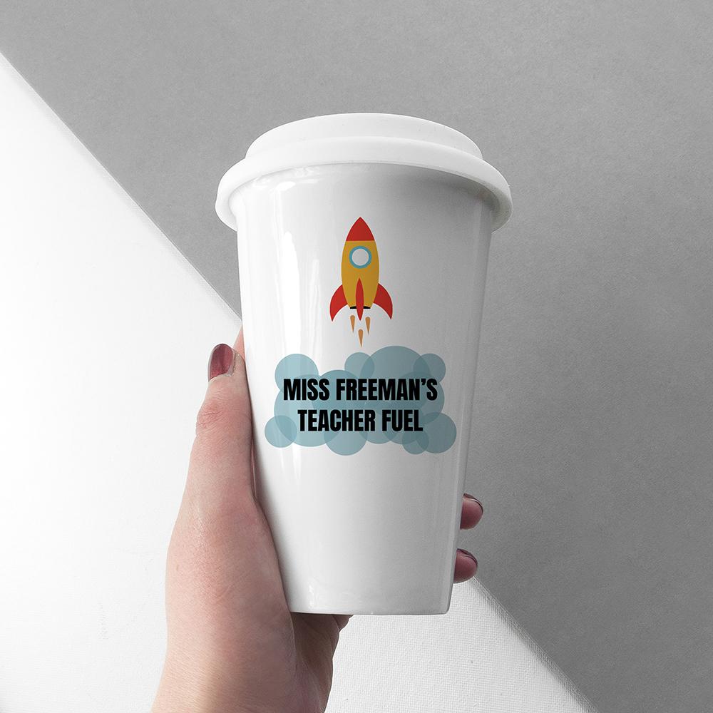 Personalised Teacher Fuel Travel Mug