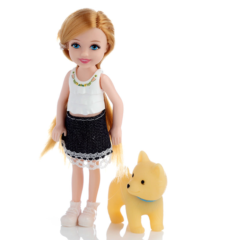 Sally Dress Up Doll with Dog and Accessories