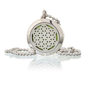 Aromatherapy Diffuser Necklace - Flower of Life 25mm