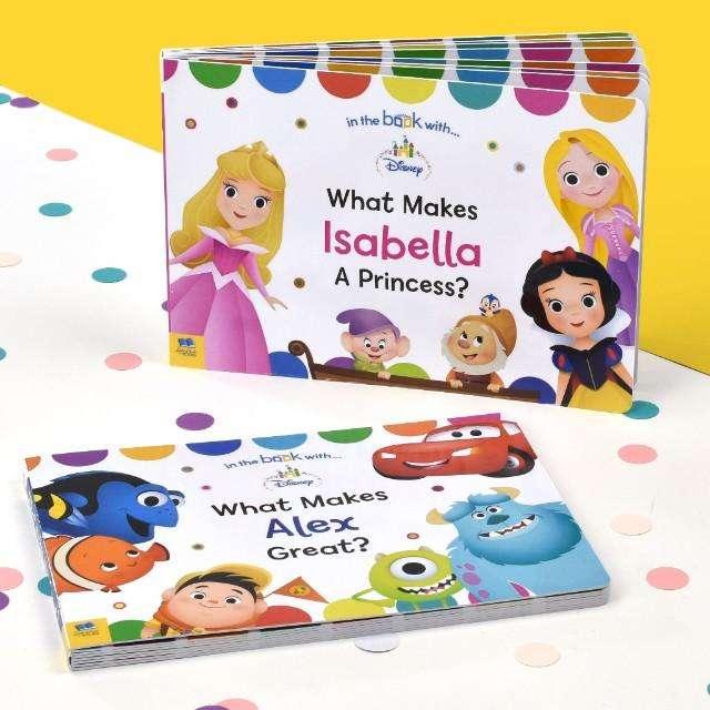 Personalised Disney & Pixar Baby Board Books - Myhappymoments.co.uk