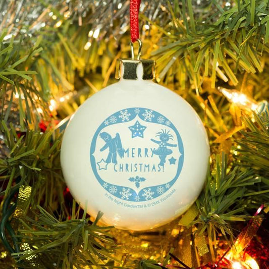 Personalised In The Night Garden Snowtime Christmas Bauble