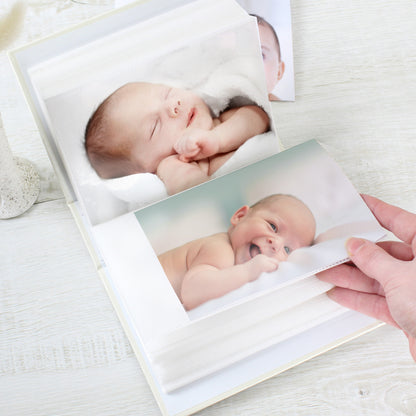 Personalised Rainbow Baby Photo Album with Sleeves - 6x4