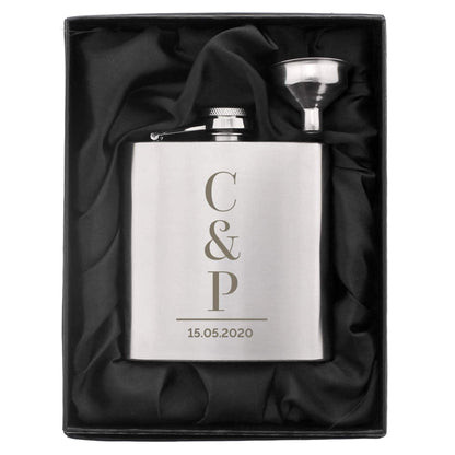 Personalised Initials Hip Flask