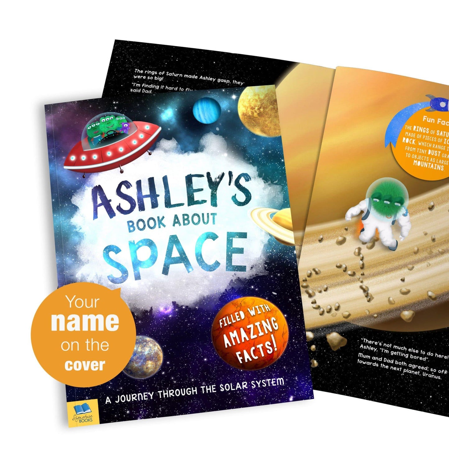 Personalised Space Book & Toy Gift Set