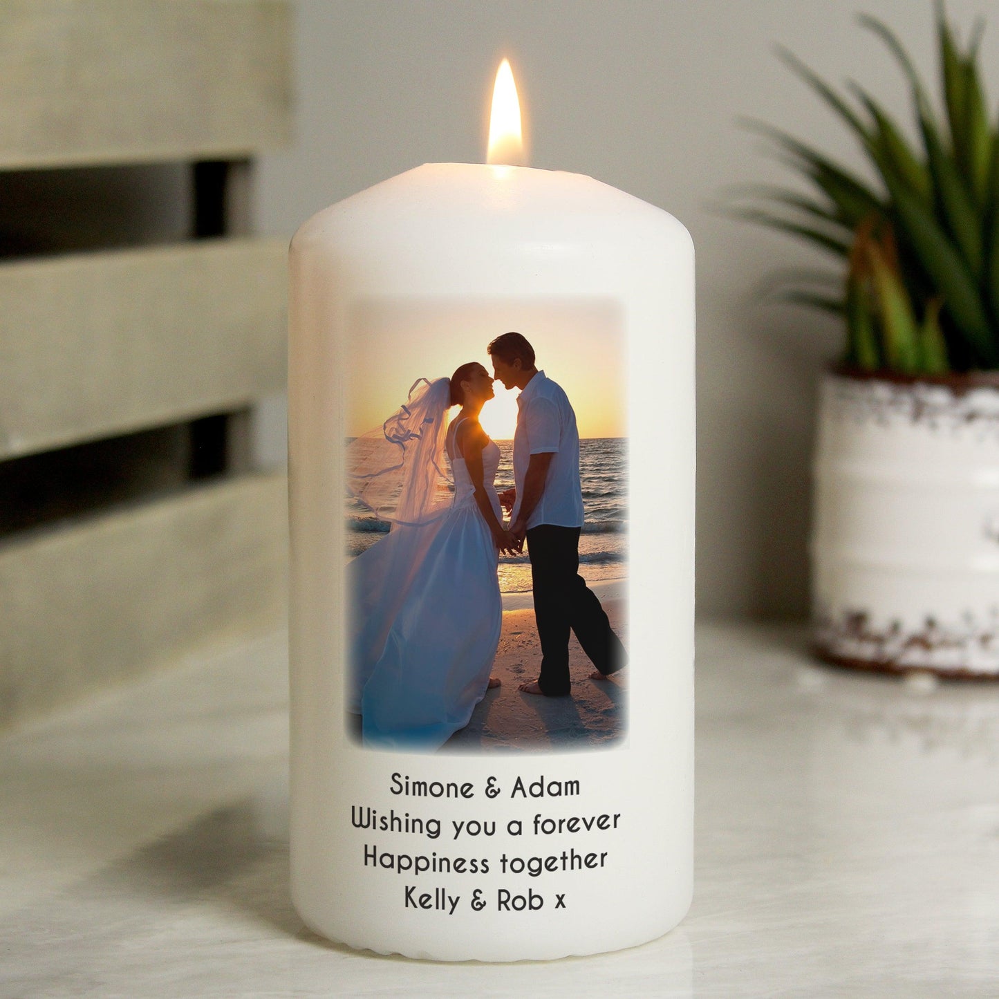 Personalised Photo Candle