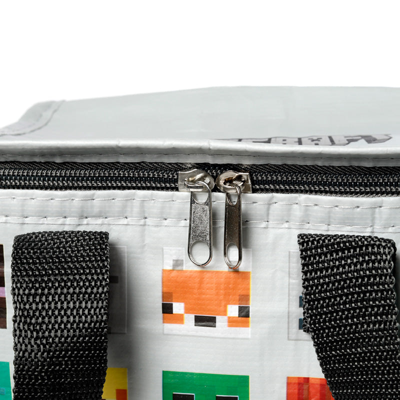 Official Licensed Minecraft Faces Lunch Bag