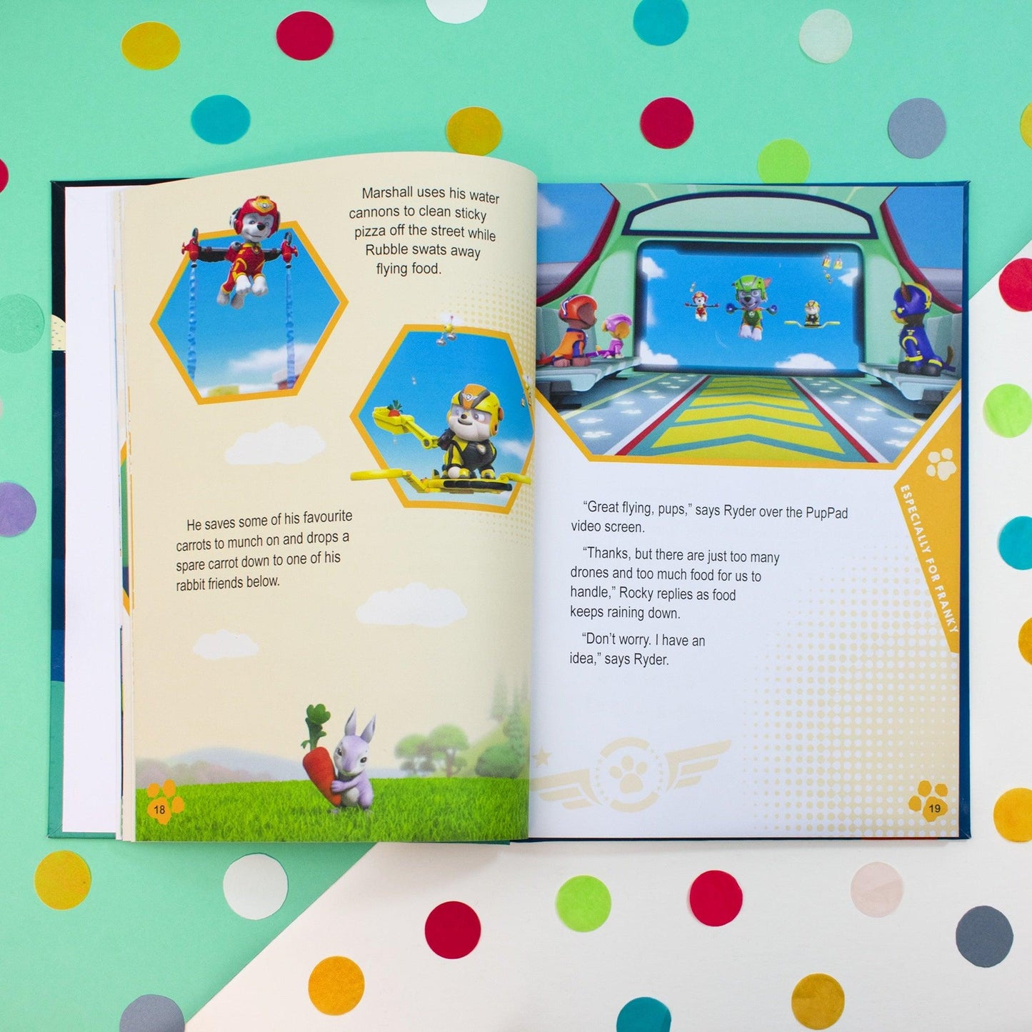 Personalised Paw Patrol Book - Bedtime Stories Collection - Free Gift Box