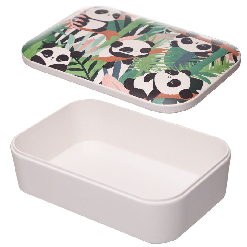 Panda Bamboo Eco Friendly Lunch Box