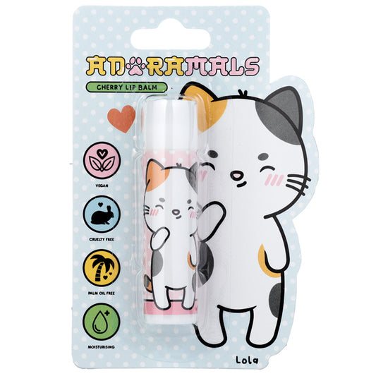 Lola the Cat Stick Lip Balm - Cherry 