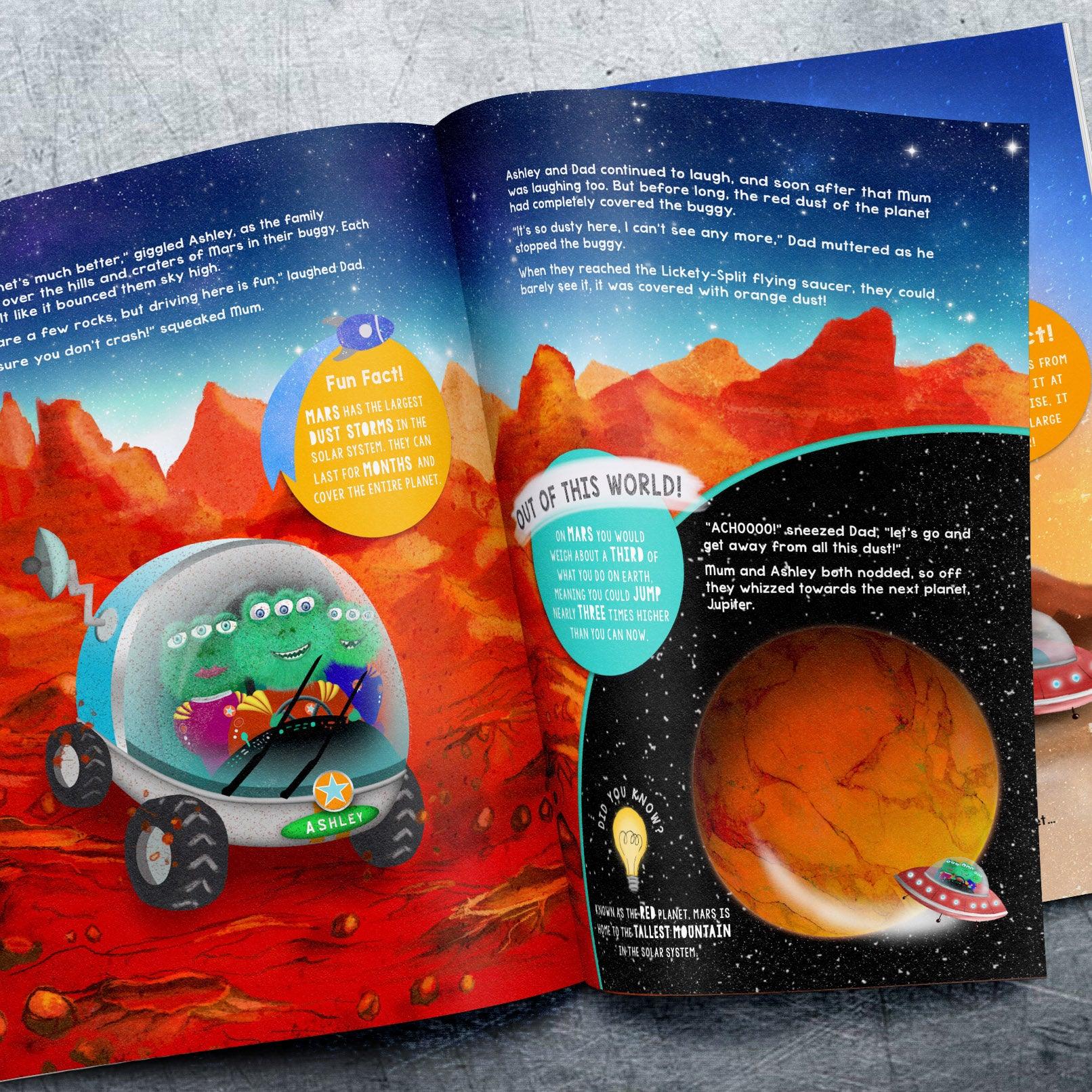 Personalised Space Book & Toy Gift Set