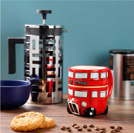 London Red Double Decker Bus Mug