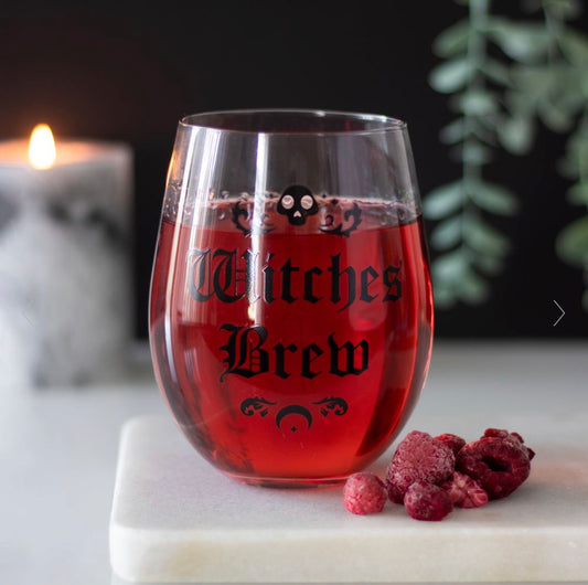 Witches Brew Stemless Wine Glass